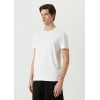 Unisex Basic Bisiklet Yaka Regular T-shirt - Beyaz
