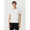 Unisex Basic Bisiklet Yaka Regular T-shirt - Beyaz