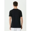Unisex Basic Bisiklet Yaka Regular T-shirt - Siyah