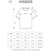 Unisex Bisiklet Yaka Baskılı Double Oversize T-shirt - Siyah