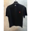 Unisex Bisiklet Yaka Baskılı Oversize T-shirt - Siyah