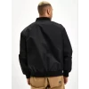 Unisex Uzun Kol Baskılı Bomber Ceket - Siyah