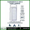 USV 6V AKÜLÜ 80 SAAT KAMP LAMBASI IŞILDAK