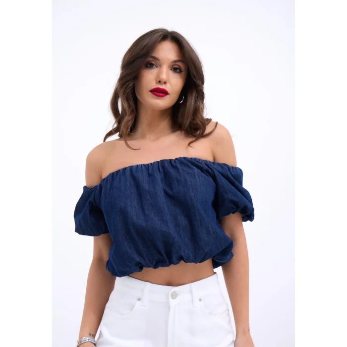 7341 CROP-MAVİ