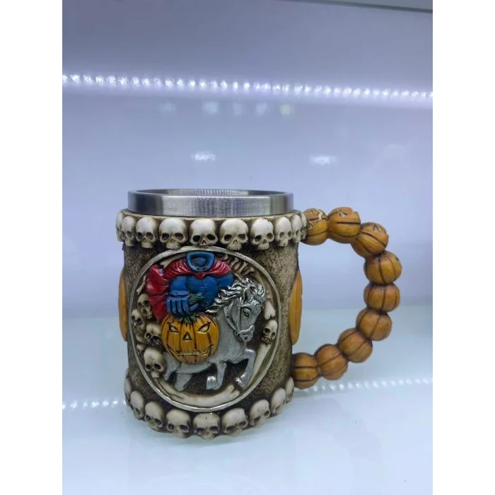 Balkabağı Çelik Kupa Bardak Kod 220028