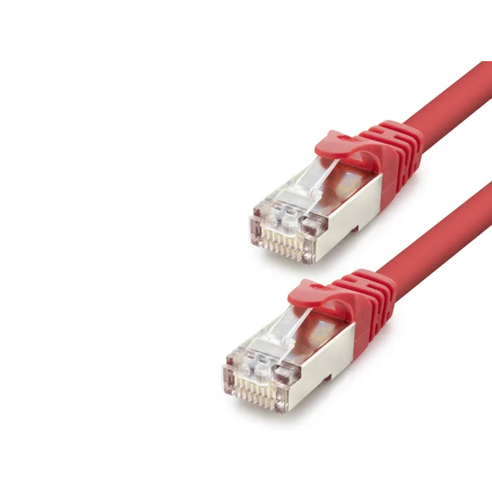 Cat7 Ethernet Patch Kablosu 10 Gbps 600 Mhz 1 M - Kırmızı HDX5107