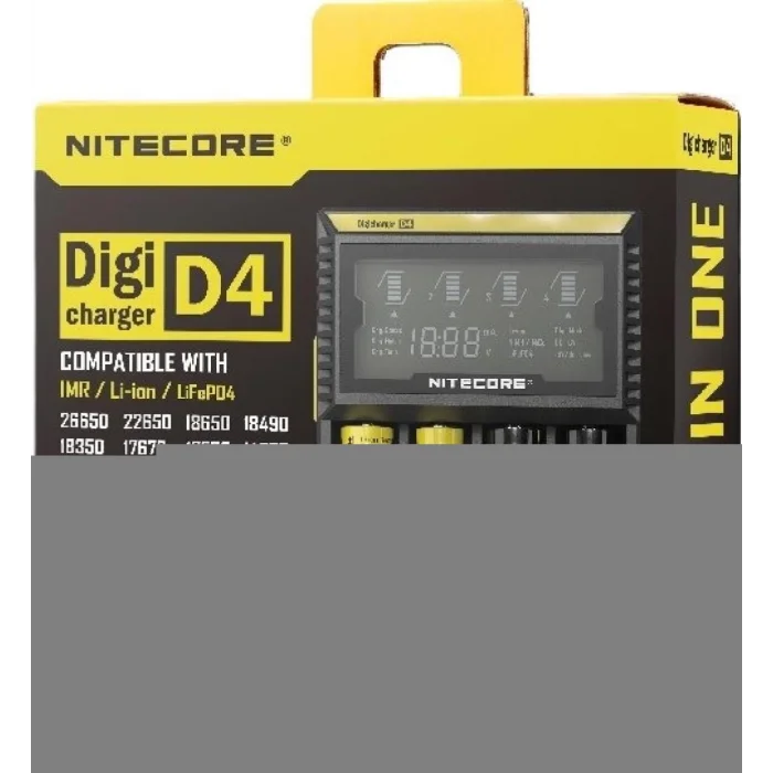 D4 Digi Charger Li-ion / NI-CD / NI-MH / LifePO4 Dijital Pil Şarj Cihazı