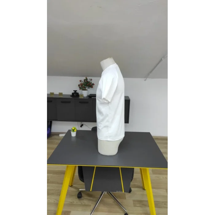 Erkek Kısa Kollu Bisiklet Yaka Burgu Tişört