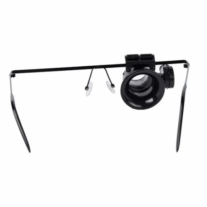 Gözlük Model 20X16Mm Optik Lens Led Işık Monoküler Büyüteç