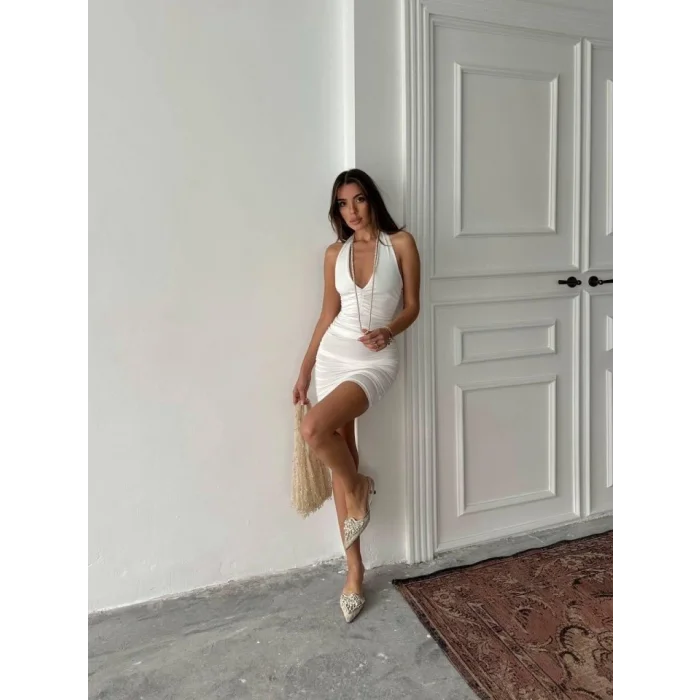 HALTER YAKA ELBİSE