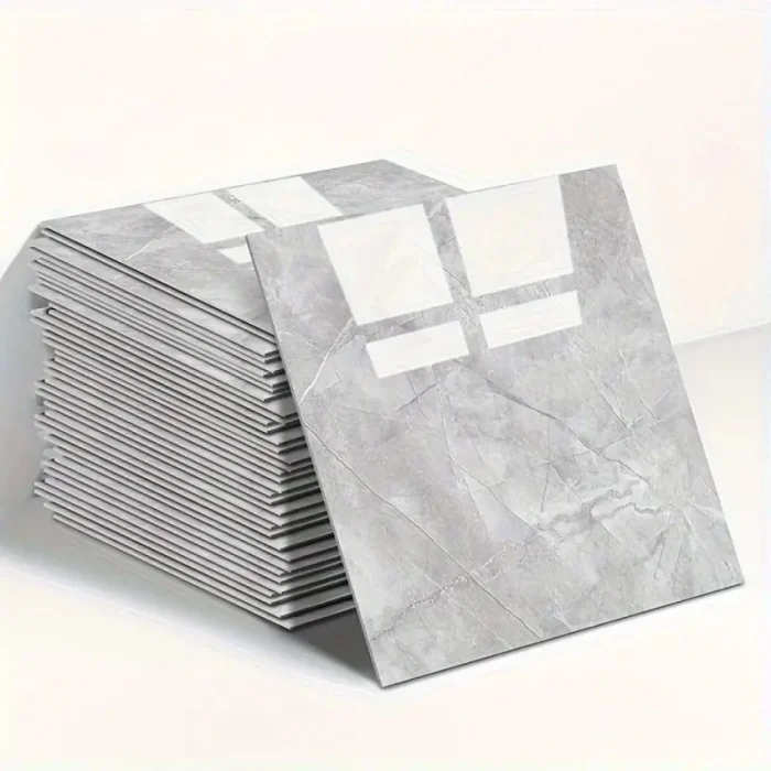 Mermer Desen Duvar Sticker Gri 30 x 30 Cm 1 Adet