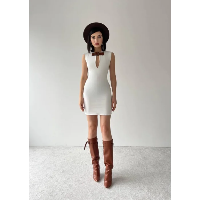 Nadia Kemerli Mini Elbise