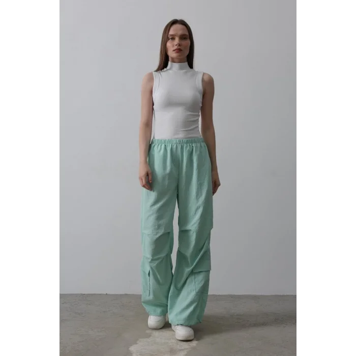 Paraşüt Cargo Pantolon - Mint