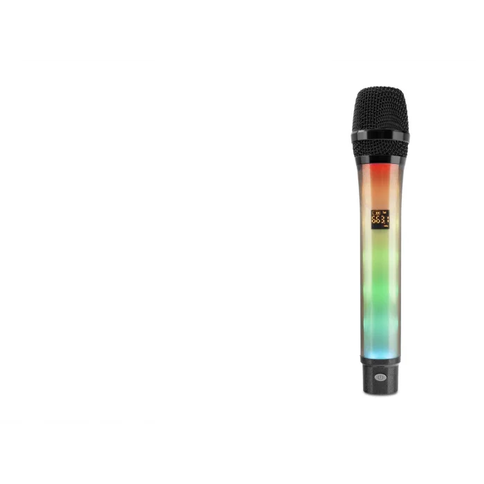 Profesyonel Kablosuz Uhf Mikrofon Rgb - Siyah WX-81