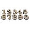 1 Rakamı 5,5 Cm Plastik Saten- Gölgeli Kapı - Dolap Numarası 1 Adet