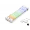 24 Pin Argb Anakart Güç Uzatma Kablosu Bükülebilir 2 Mm 108 Led Beyaz ND2812W