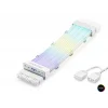24 Pin Argb Power Supply Uzatma Kablosu Gümüş Kaplamalı Bükülebilir 2 Mm 108 Led Beyaz ND2814W