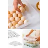 30 Yumurta Kapasiteli Yumurta Saklama Kabı -Kapaklı Pratik Yumurta Saklama Kutusu-Yumurta Organizeri