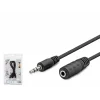 3.5 Mm Aux Uzatma Kablosu 1.2 M - Siyah HDX1004