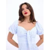 5948 ELBİSE-LOS ANGELES ÇİZGİLİ