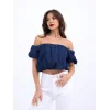 7341 CROP-MAVİ