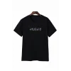 Anneler Gününe Özel Tasarım Mom Çiçek Baskılı T-shirt - Siyah