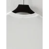 Baskılı Oversize Bisiklet Yaka T-shirt - Beyaz