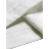 Baskılı Oversize Bisiklet Yaka T-shirt - Beyaz