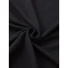 Baskılı Oversize Bisiklet Yaka T-shirt - Siyah