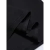 Baskılı Oversize Bisiklet Yaka T-shirt - Siyah