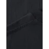 Baskılı Oversize Bisiklet Yaka T-shirt - Siyah