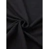 Baskılı Oversize Bisiklet Yaka T-shirt - Siyah