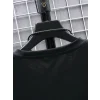 Baskılı Oversize Bisiklet Yaka T-shirt - Siyah