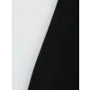 Baskılı Oversize Bisiklet Yaka T-shirt - Siyah
