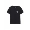 Baskılı T-shirt - Siyah