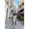 Bej Ceket Ve Şort Takım