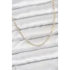 CM 14K Gold Renk Kalp Zincirli Kadın Kolye - TJ-BKO10924