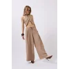 Düşük Bel Oversize Keten Pantolon