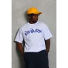 Erkek Baskılı T-Shirt Kısa Kol Bisiklet Yaka Regular Fit Rahat Kalıp Günlük Tişört - Beyaz