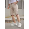 Erkek Beli Bağcıklı Ve Düğmeli Bezayağı Kumaş şort