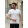 Erkek Bisiklet Yaka Kısa Kollu Tişört