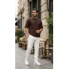 Erkek Duble Kol Basic Tişört