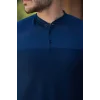 Erkek Hakim Yakalı Kısa Kollu Pamuklu T-shirt