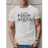 Erkek Jehova Baskılı Süprem T-shirt