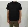 Erkek Kısa Kollu Hakim Yaka önü Düğmeli Viskon Bluz