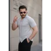 Erkek Kısa Kollu örme Kumaş Pamuklu Gömlek