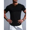 Erkek Kısa Kollu V Yaka Süprem T-shirt
