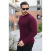 Erkek örgü Desen Bisiklet Yaka Kazak