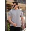 Erkek Oversize Bisiklet Yaka Kısa Kollu T-shirt
