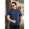 Erkek Oversize Bisiklet Yaka Kısa Kollu T-shirt